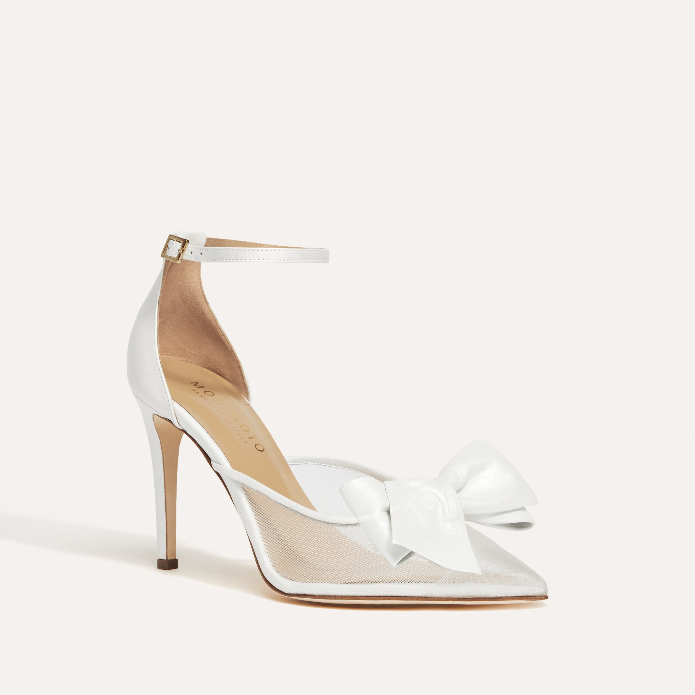 Obi Bow Metallic White | Meggan Morimoto