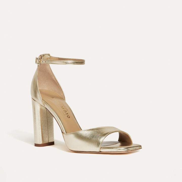 TATIANA PALE GOLD SANDAL BUTTERFLY BOWS